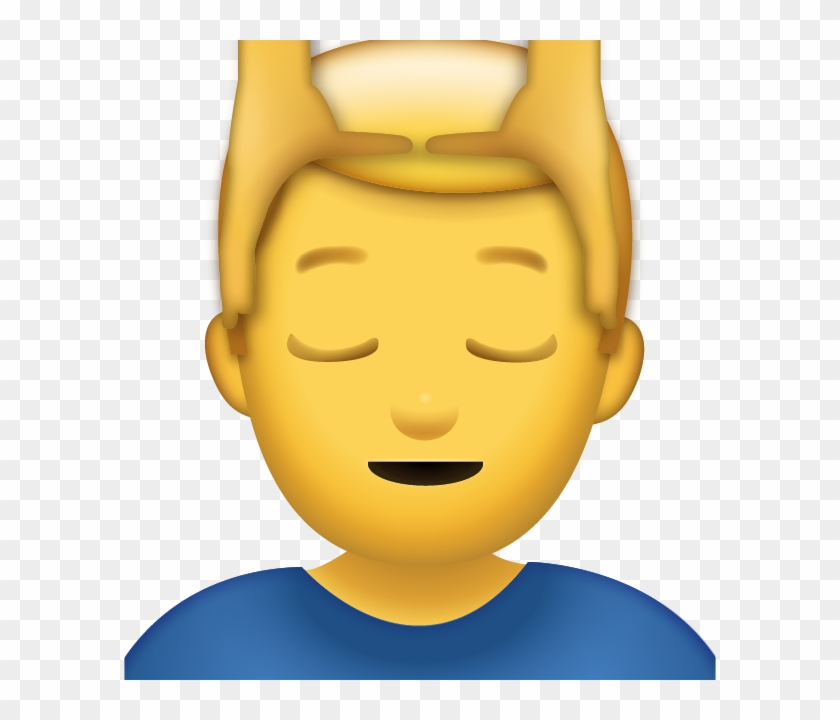 Man Getting Massage Iphone Emoji Jpg - Iphone Emoji Relax #1044950