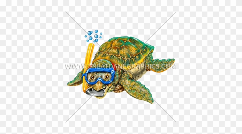 Baby Sea Turtle Snorkel - Monkey Junction Turtle Dude Tee #1045058