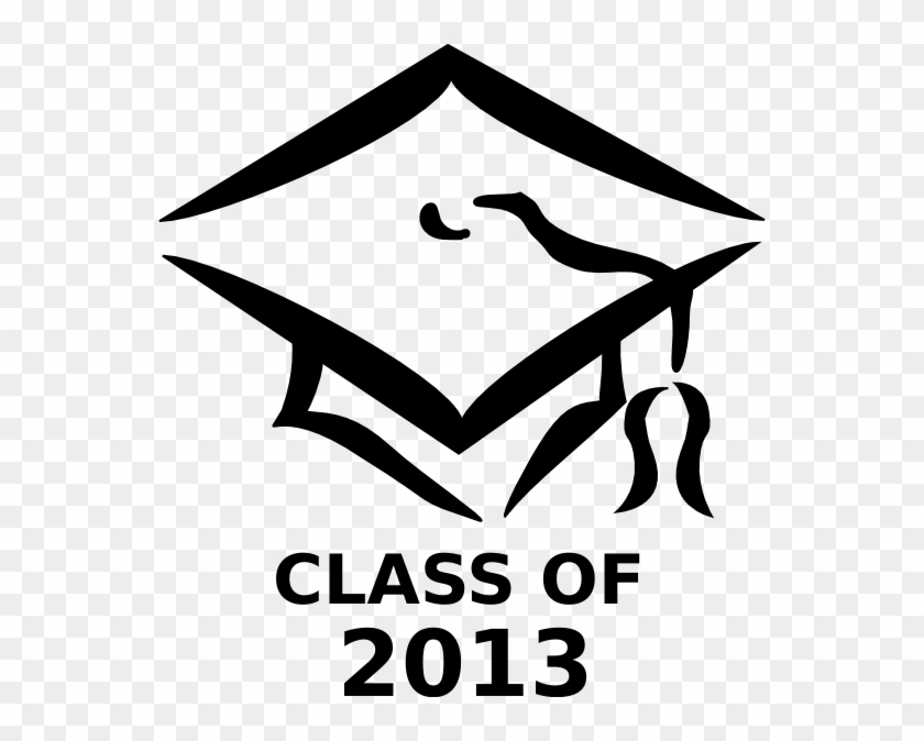 Class Of 2013 Graduation Cap Clip Art At Clker - Graduation Cap Clip Art #1045111