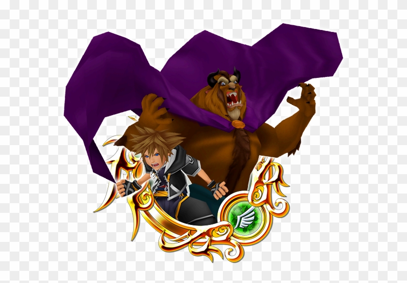 Sora & Beast - Kingdom Hearts Key Art 12 #1045208