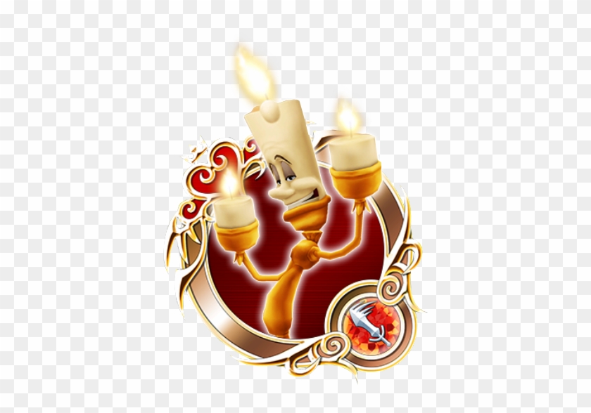 Beauty And The Beast The Castle's Maitre D' - Kingdom Hearts Medal Base #1045211