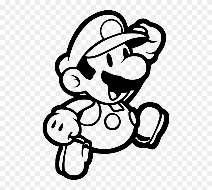 Video Games, Personal Use, Mario1, - Mario Bros Characters Coloring Pages #1045236