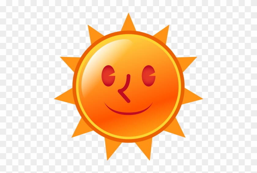Sun With Face - Sunny Emoji #1045370
