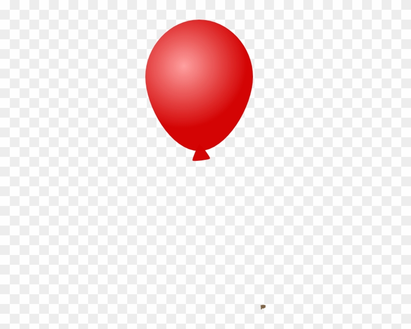 Ballon Red Beach Clip Art At Clker - Balloon #1045461