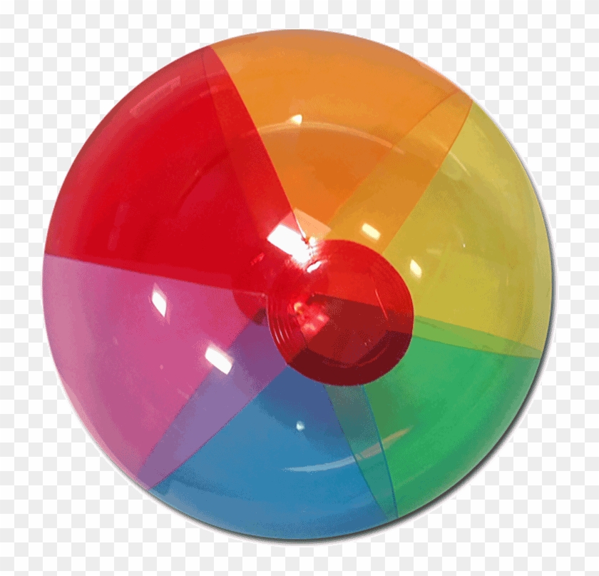 Beach Ball Png Transparent Images - Rainbow Transparent Beach Ball #1045477