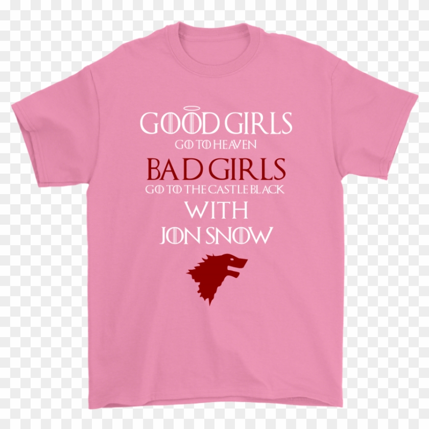 Bad Girls Go To Castle Black With Jon Snow Shirt - テニス T シャツ #1045489