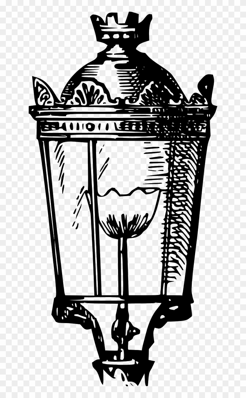 Lantern Clipart Black And White #1045550
