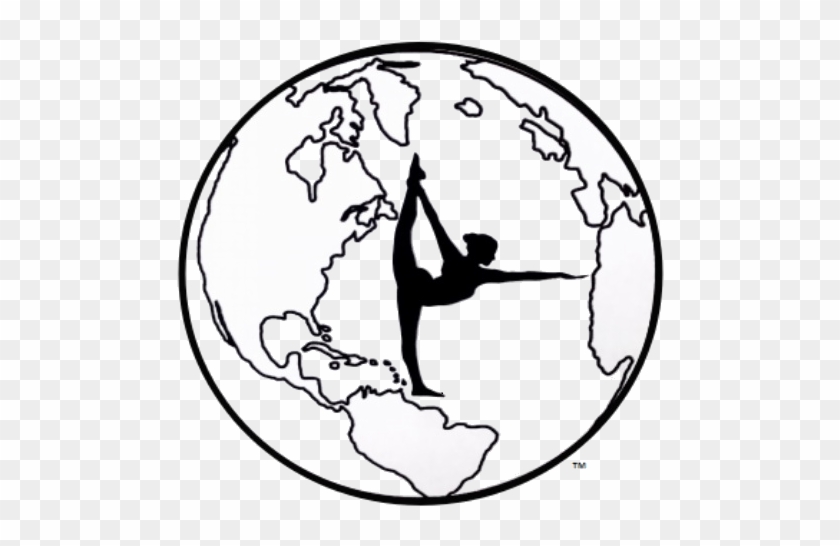 Kind Of Yoga - Earth Clip Art Black And White #1045583