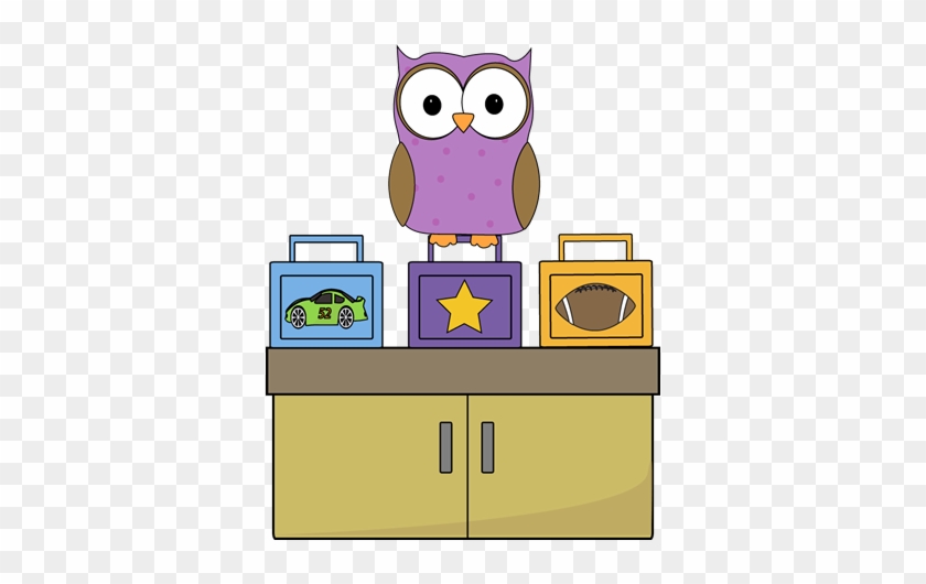 Classroom Job Clip Art - Lunch Box On Counter Clipart #1045604