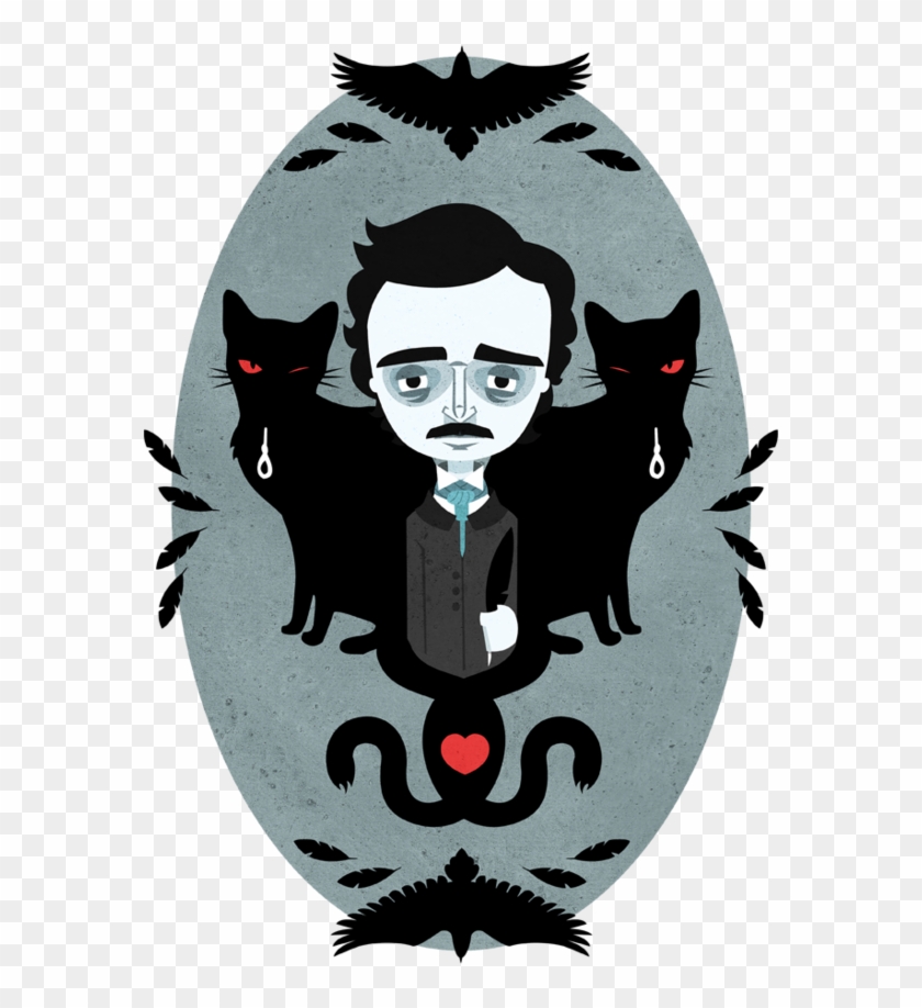 Edgar Allan Poe Dibujo Animado #1045664