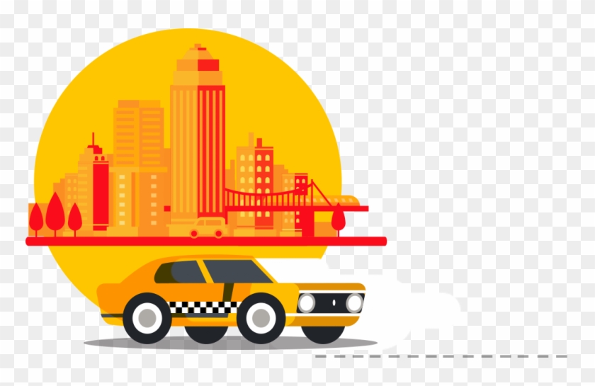 Car Yellow Vector Graphics Portable Network Graphics - Tourism #1045710