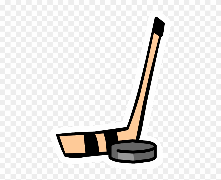 Hockey Goal Clip Art At Clker - Hockey Stick And Puck Clipart #1045783