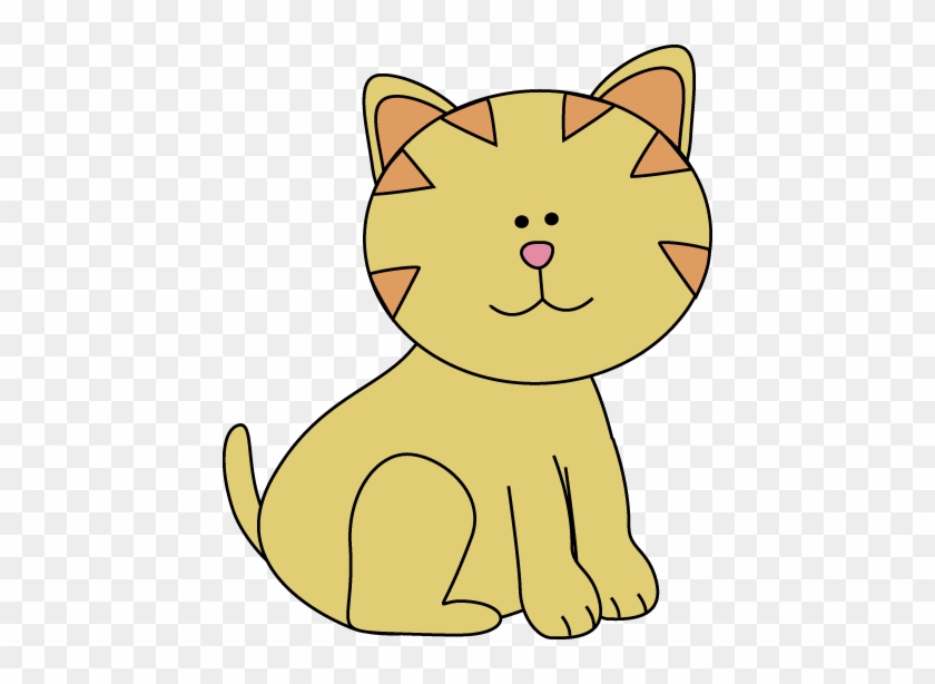Clipart Of Cat, - Domestic Short-haired Cat #1045912