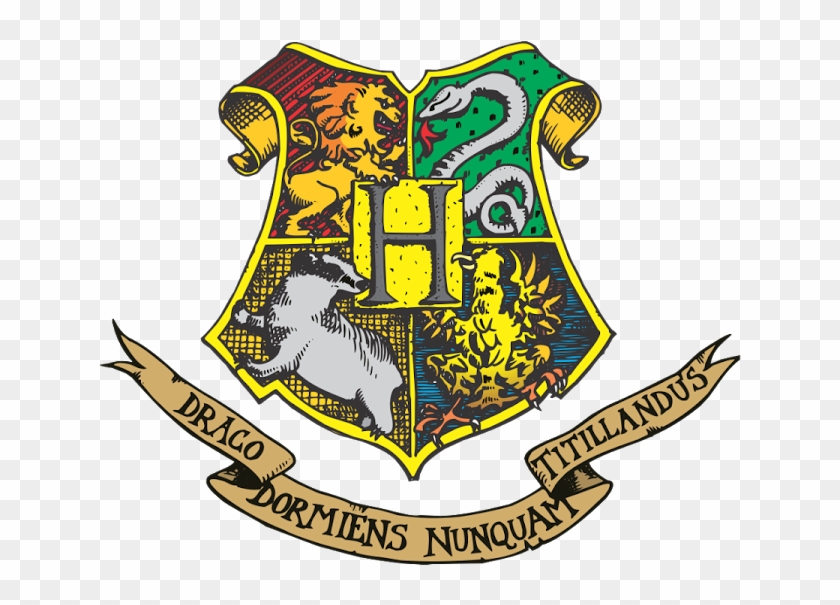 Hogwarts Logo Hogwarts School Of Witchcraft And Wizardry - Harry Potter Hogwarts Crest #1046033
