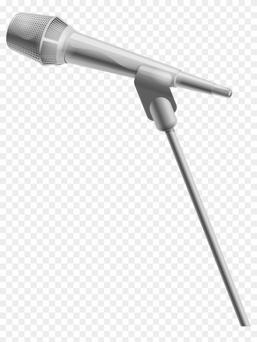 Microphone Transparent Tools Free Black White Clipart - Microphone Transparent Tools Free Black White Clipart #1046071