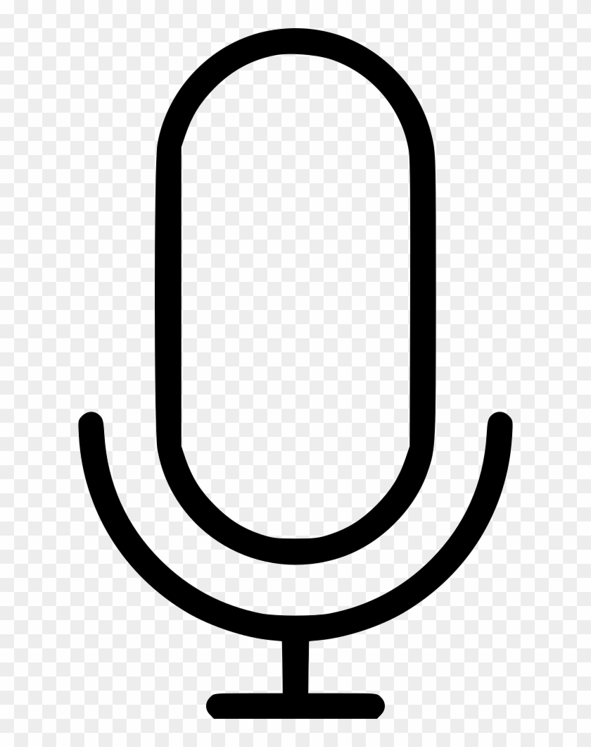 Microphone Comments - Line Art Mic Png #1046079