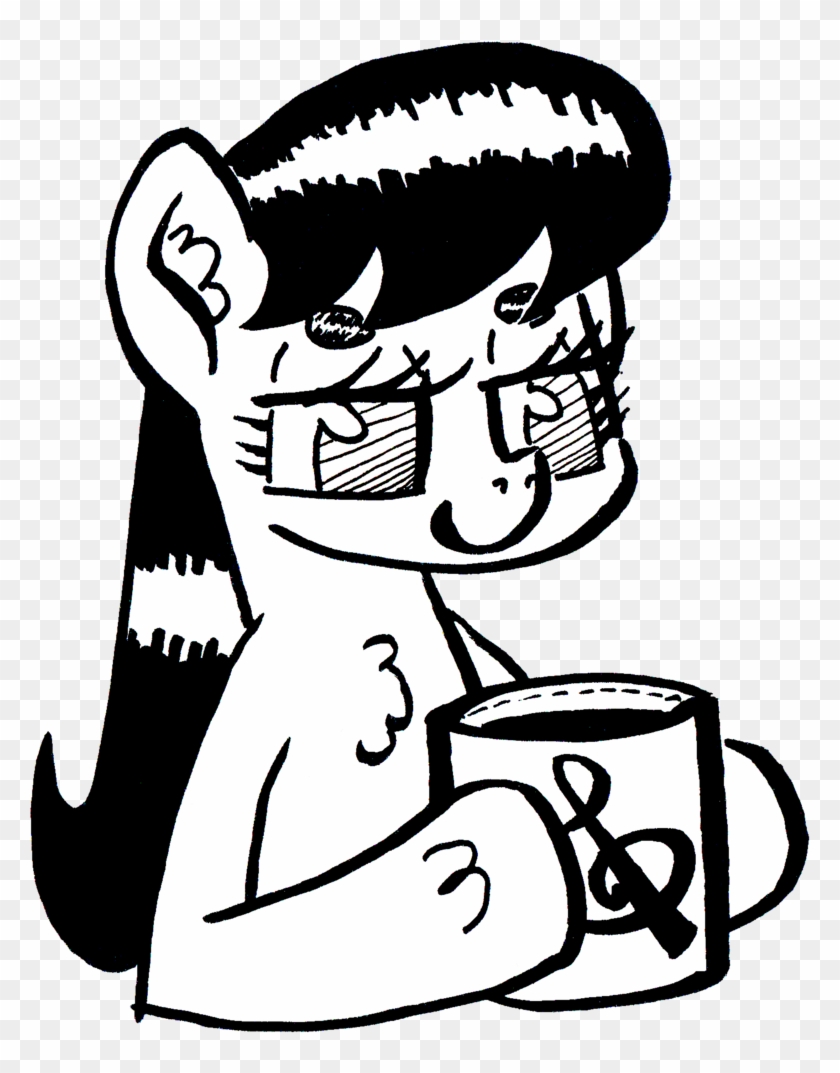 Shoeunit, Beanbrows, Black And White, Bust, Coffee, - Cartoon #1046124