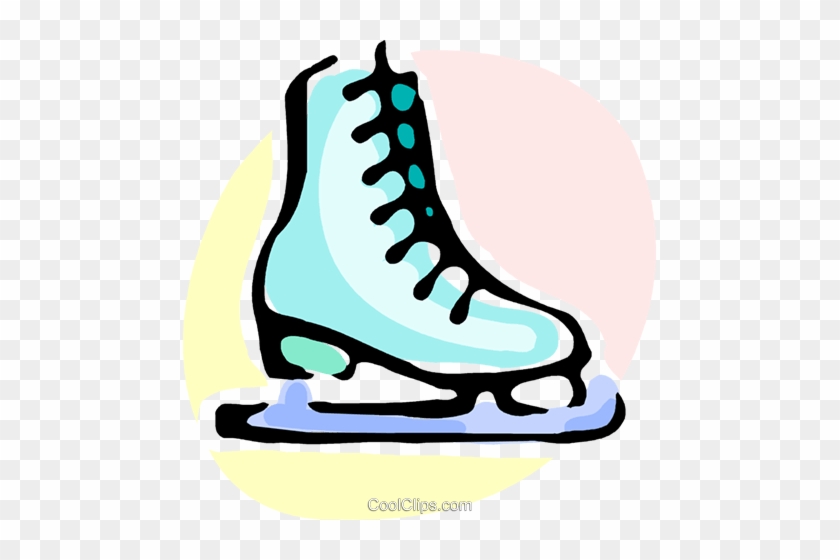 Eiskunstlauf Vektor Clipart Bild - Figure Skate #1046181