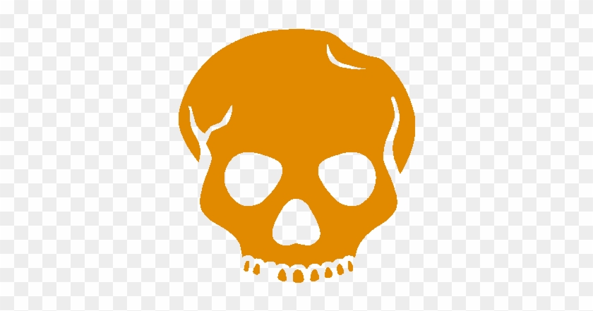 Gold Skull - Jack Ass Logo #1046253