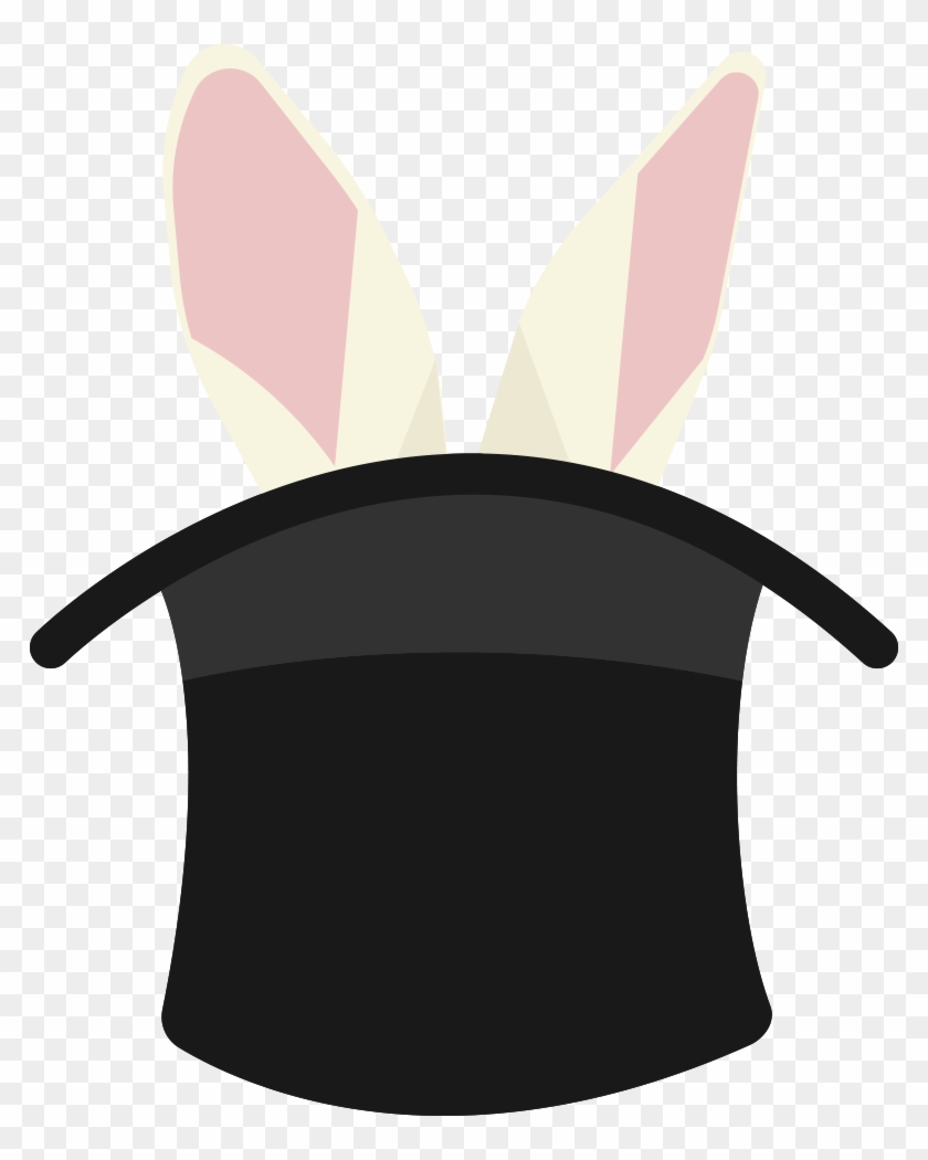 This Is A Sticker Of A Rabbit In A Top Hat - Top Hat #1046277