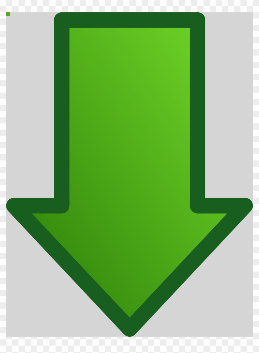 Green Down Arrow Png #1046317
