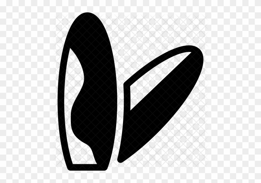 Surfboard Icon - Surfboard Icon #1046442