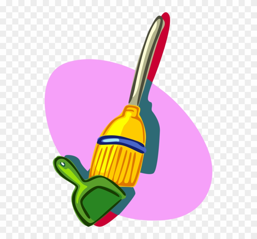 clipart broom and dustpan