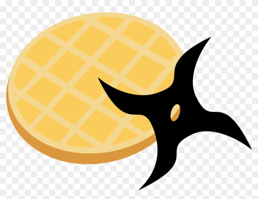 Waffle Shinobi's Cutie Mark By Doctor-discord - Mlp Waffle Cutie Mark #1046589