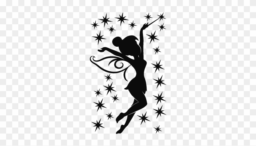 Pics For Gt Tinkerbell Silhouette Tattoo Marathon Tatts - Tinkerbell Silhouette Transparent #1046607