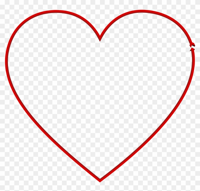 Arrow Heart - Plantilla De Corazon Grande #1046692