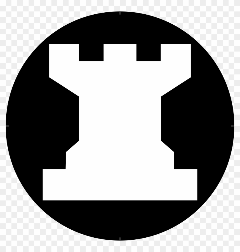 Chess Piece Symbol White Rook Torre Blanca - Rook Chess Piece Symbol #1046755
