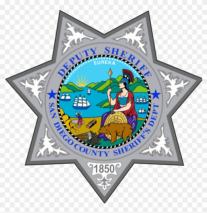 Sheriff Badge 2, Buy Clip Art - San Diego County Sheriff's Department Logo #1046841