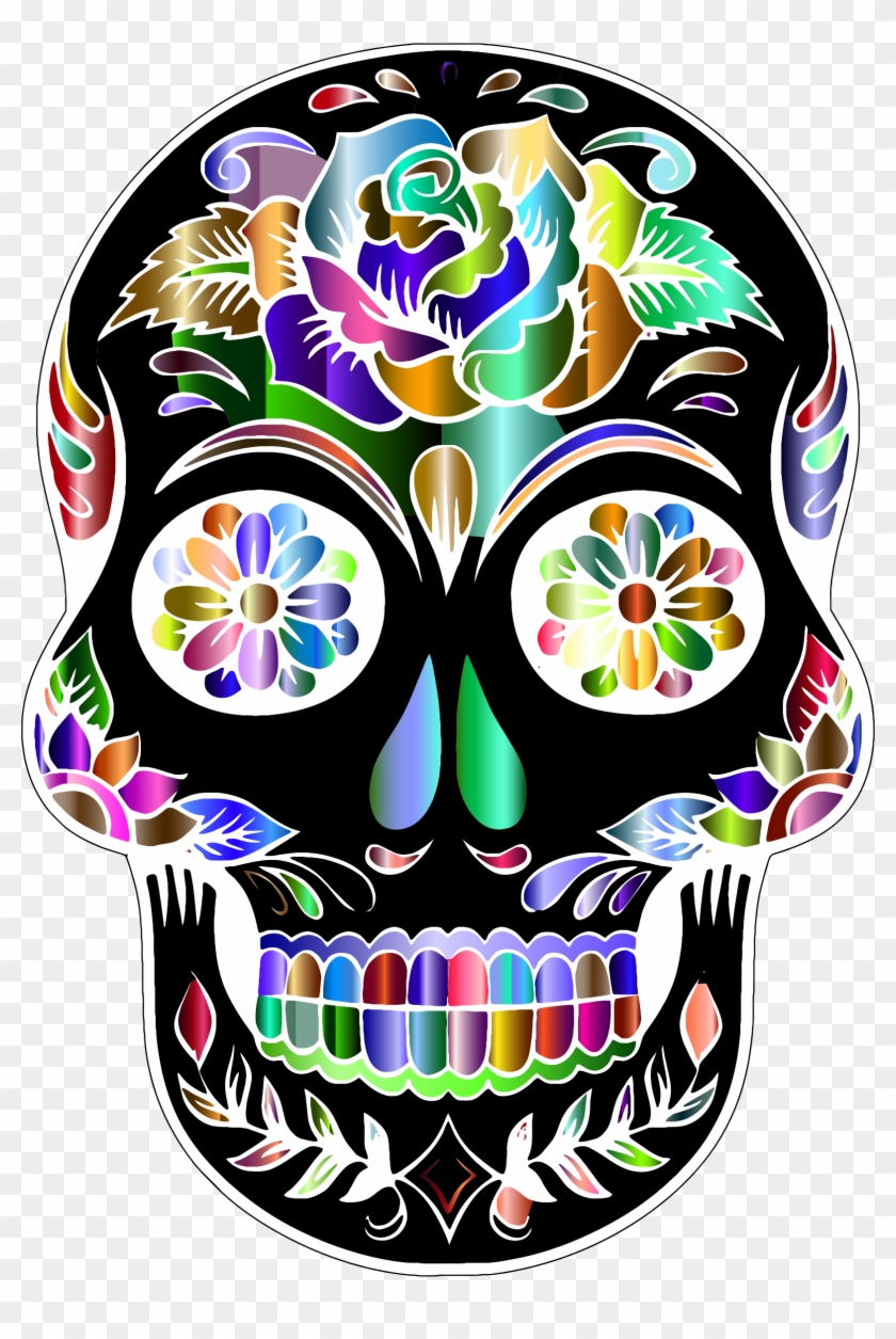 Sugar Skull Clipart Decorated - Sugar Skulls Clipart #1046894