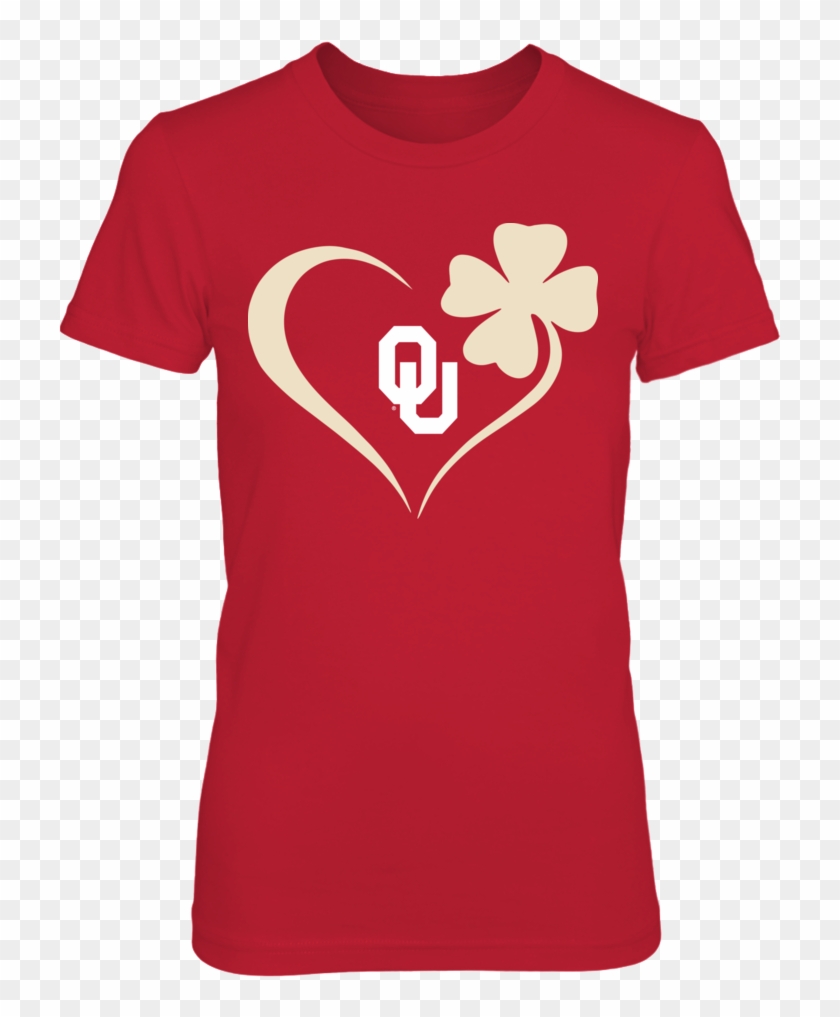 Clover Heart Front Picture - Dc Shoes T Shirts Red #1046919