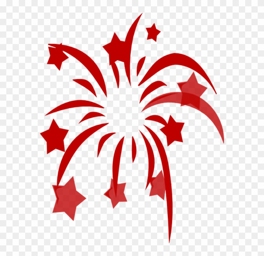 Chinese New Year Fireworks Clipart #1047092