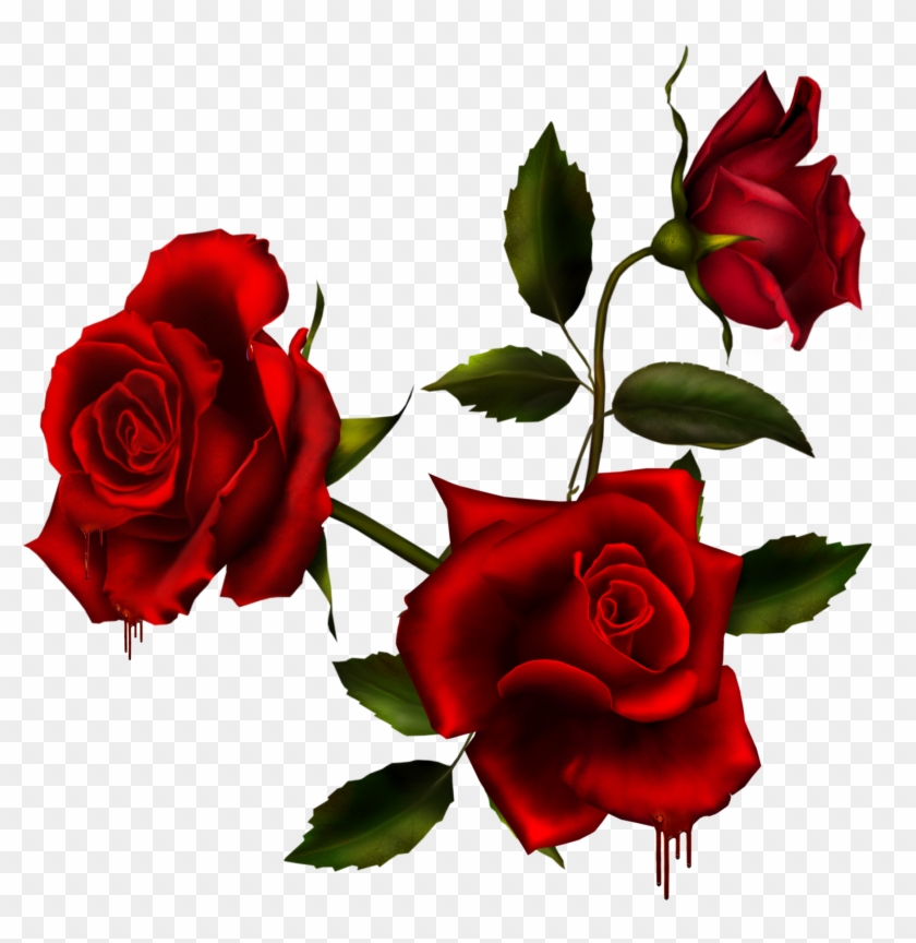 Rose Bouquet 3 By Autumnsmuse On Deviantart - 3 Red Roses Png #1047349
