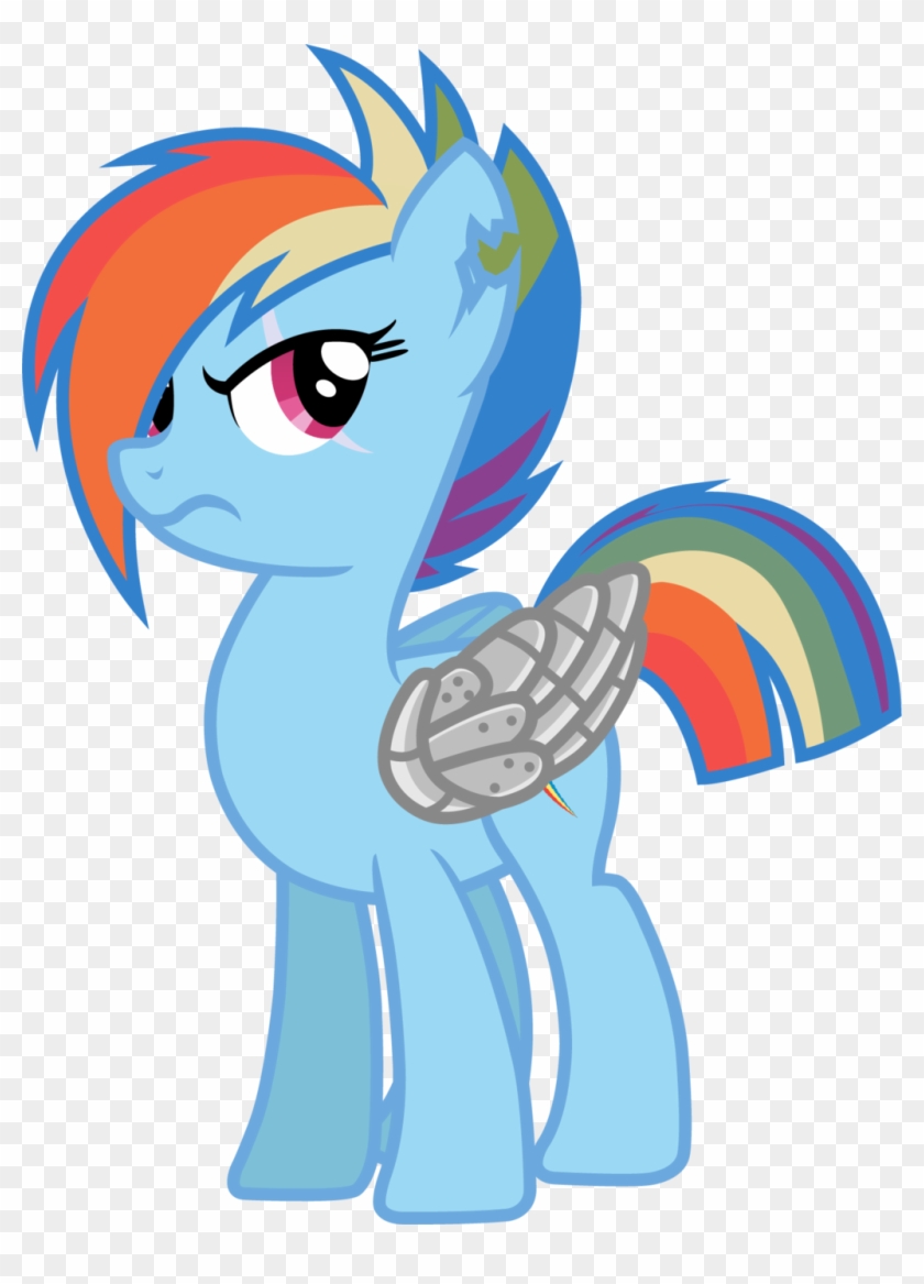 Drawn Armor Rainbow - Rainbow Dash Sombra War #1047420