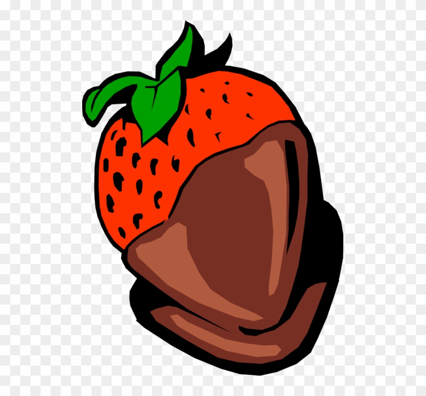 Vector Illustration Of Garden Strawberry Edible Fruit - Vector Illustration Of Garden Strawberry Edible Fruit #1047423