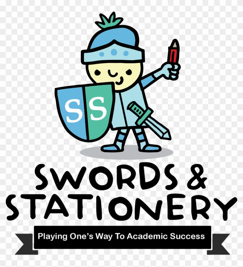 Swords And Stationery Is A Knight In Shining Armour - Cartoon #1047445