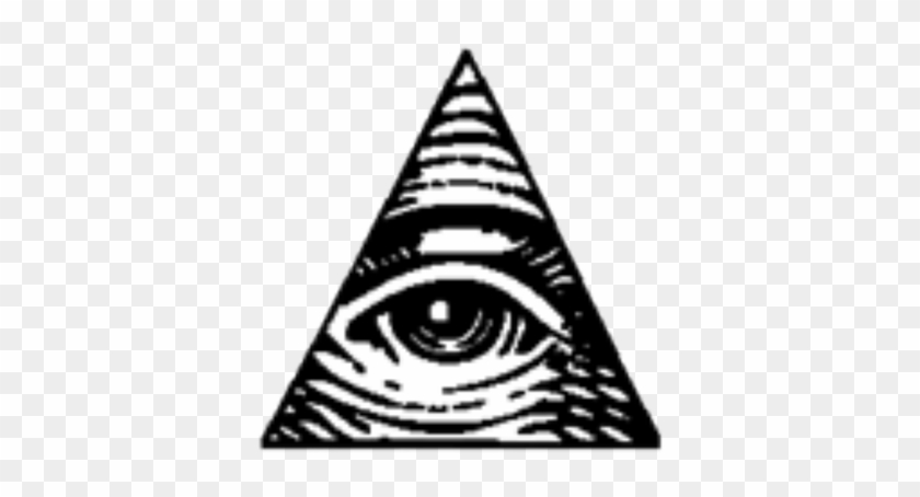 Illuminati Clipart Png - Illuminati Black And White #1047582