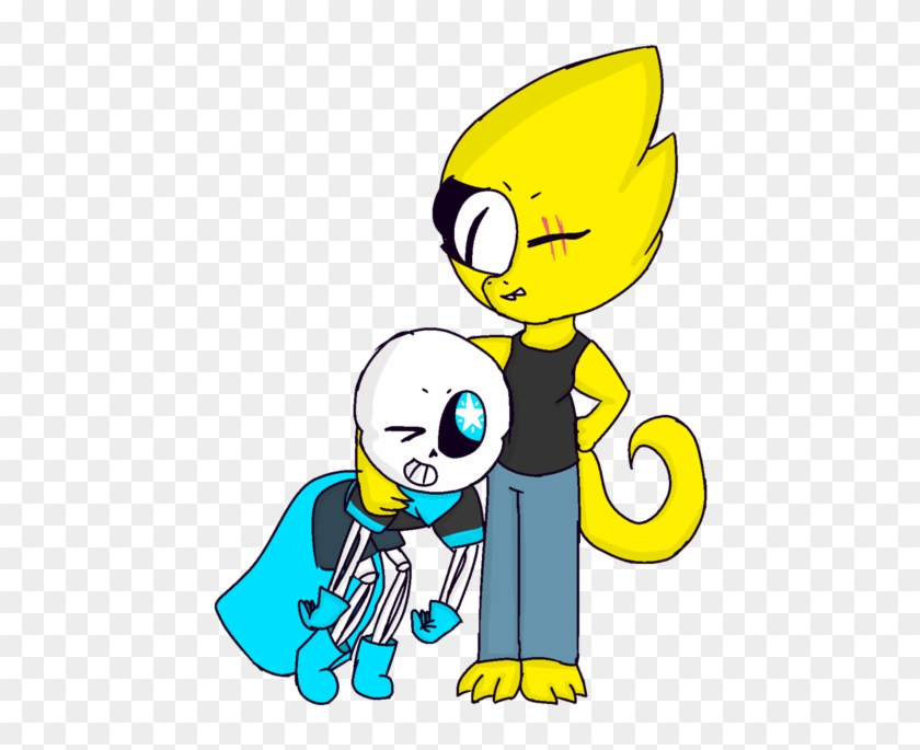 Underswap Sanphys By Soniclion92 - Underswap Sans X Alphys #1047594