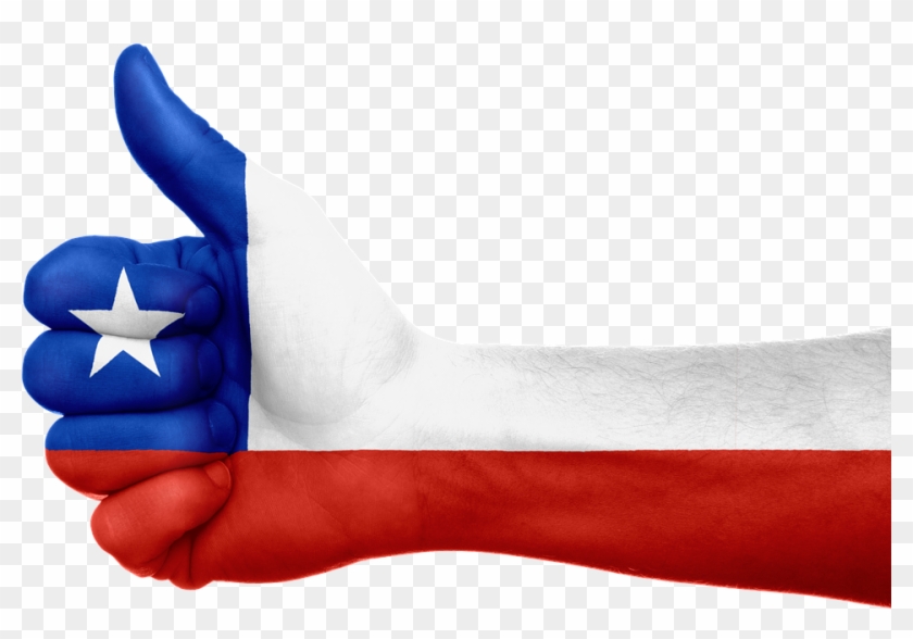Chile Flag Clipart Png - Bandera De Chile Png #1047632