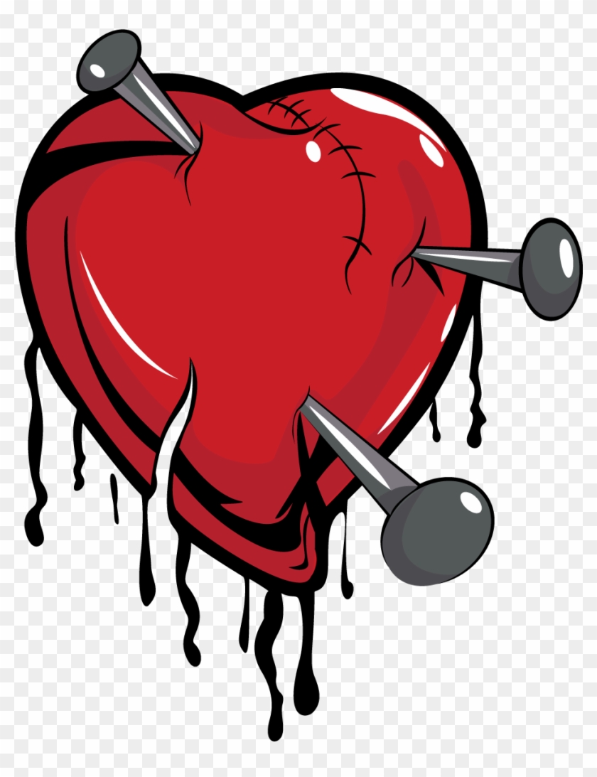 Broken Heart Breakup - Broken Heart Cartoon - Free Transparent PNG Clipart  Images Download