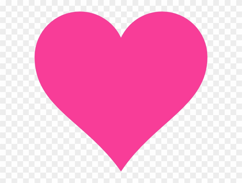 Heart Png - Hot Pink Heart Png #1047660