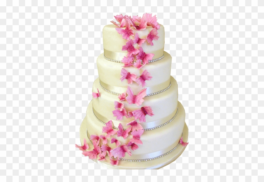 Wedding Cake Clipart Png For Kids - Pink Wedding Cake Png #1047670
