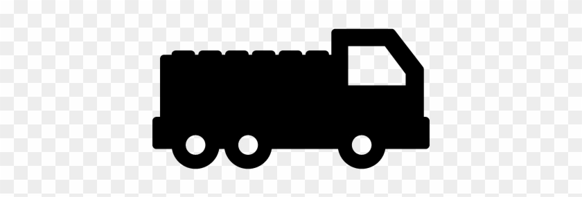 Loaded Truck Side View Vector - Truck #1047856