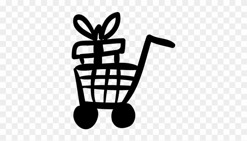 Full Shopping Cart Handmade Commercial Symbol Vector - Symbol Commercial #1047933