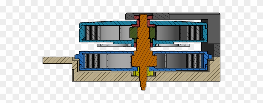 Un Double Barillet Monté En Vertical Sur Un Même Axe - Illustration #1048132