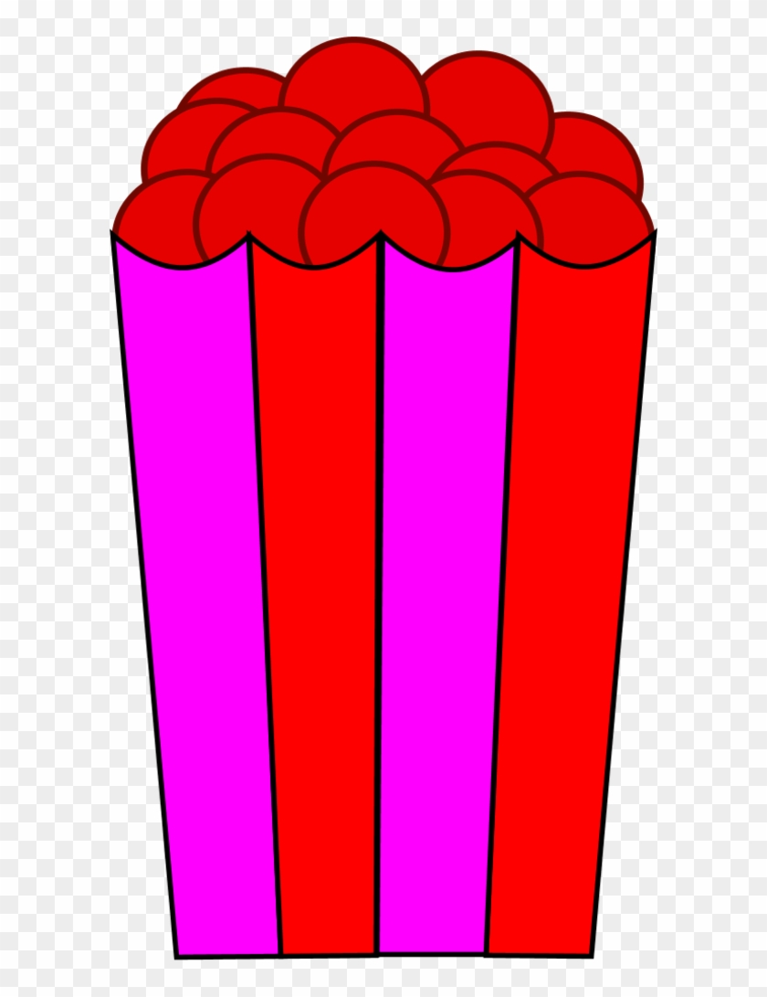 Popcorn Box Vector Clip Art - Clip Art #1048221