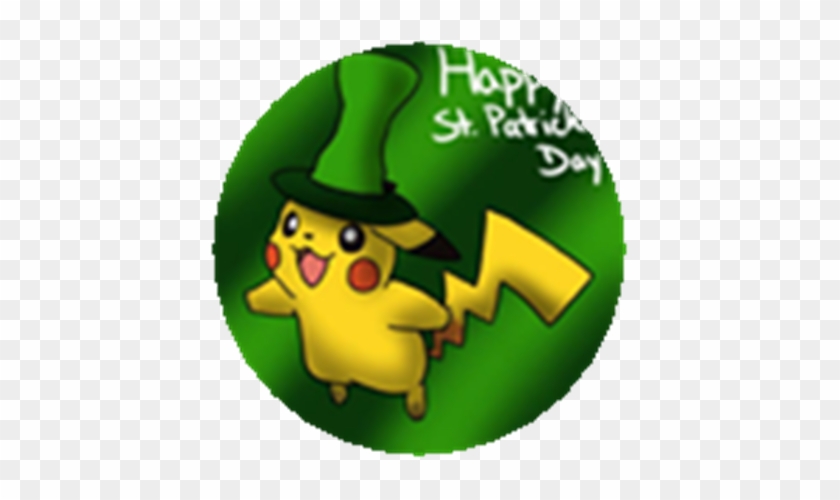 Shamrock Pikachu [st - Cartoon #1048223